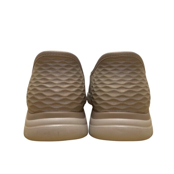 Skechers Women’s Taupe Slip-Ins Air-Cooled Memory Foam Flat Sneakers Size 11 - Picture 7 of 9